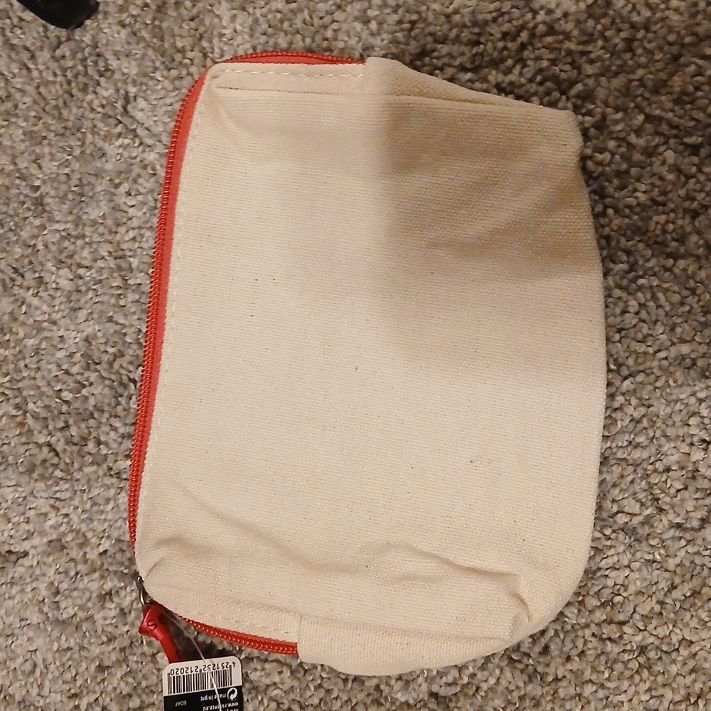 Essence Canvas Pouch with Pink Print - Picture 5 of 5